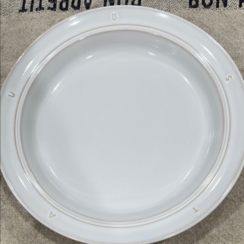 Staub White Dinner Plate